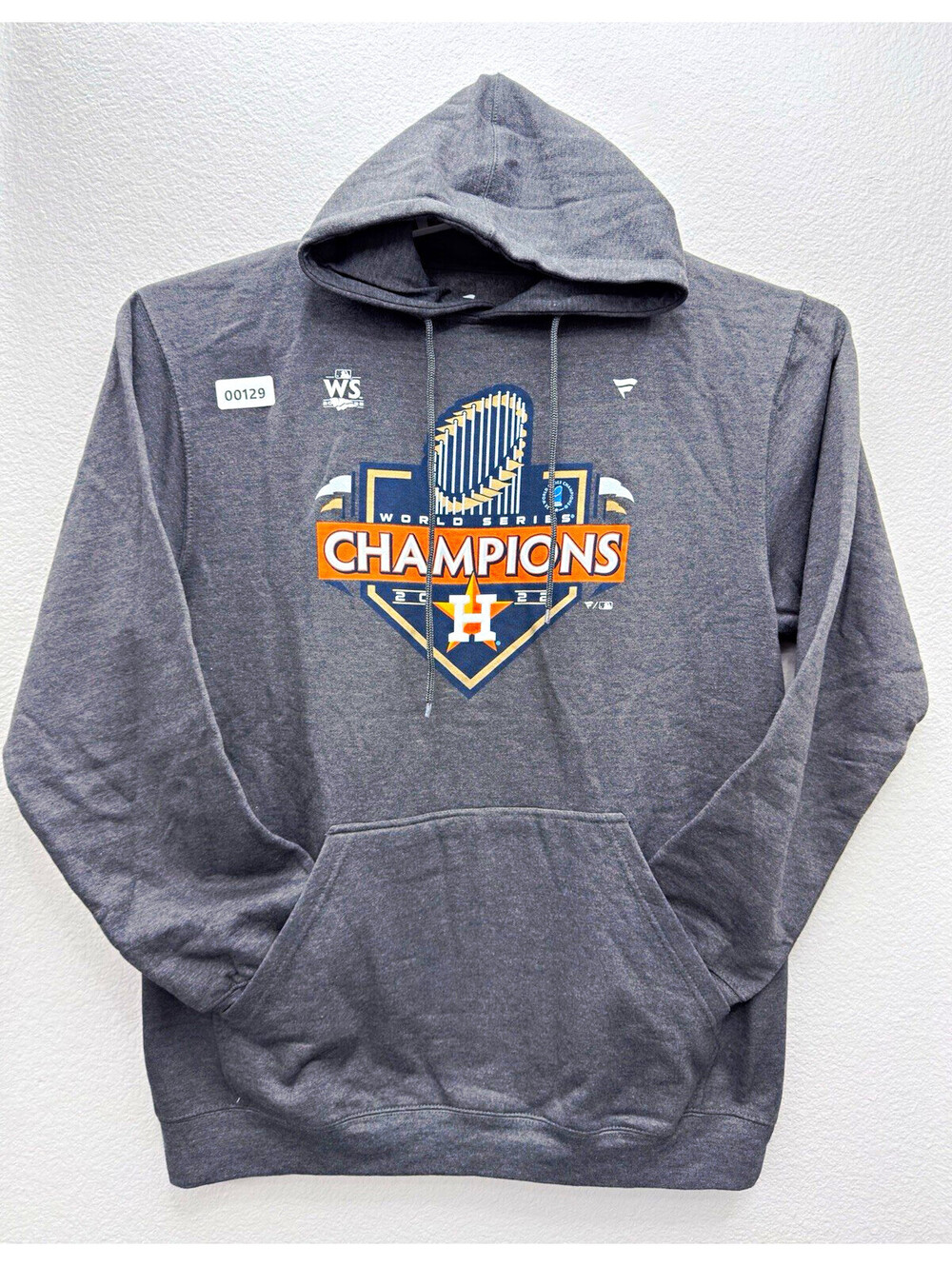 Fanatics Houston Astros 2022 World Series Champions Pullover Hoodie Gray 2XLT